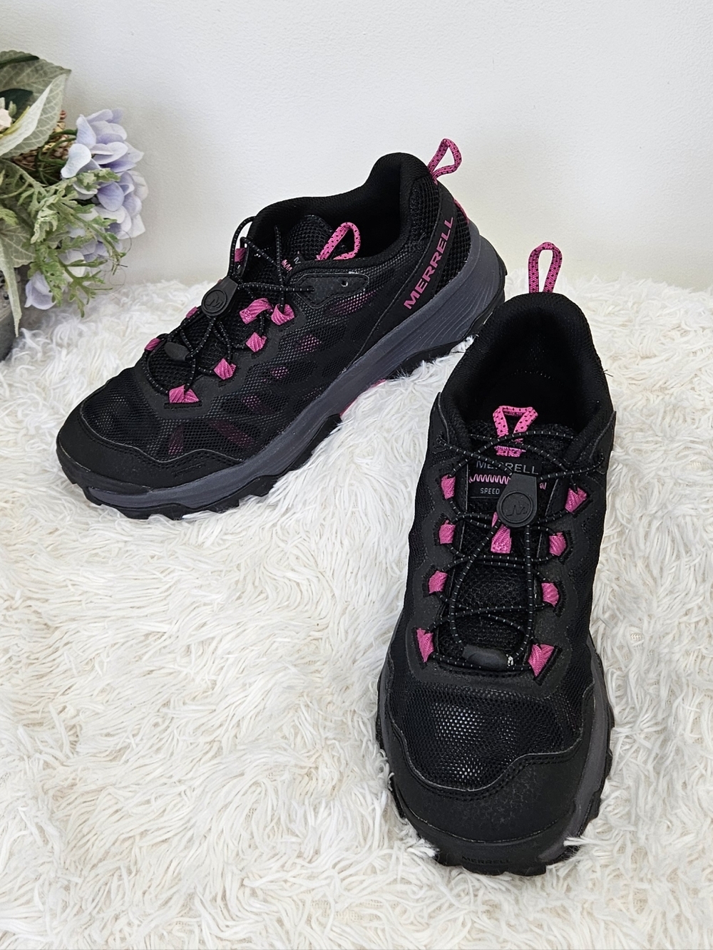 Merrell Speed Strike Aerosport Shoes Womens 9.5 Hiking Sneakers  Black Pink